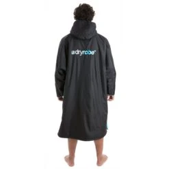 Advanced Long Sleeved Robe Black/ Blue -Sports Rowing Gear dryrobe advanced long sleeved robe black blue p4237 24929 zoom