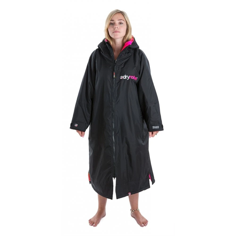 Long Sleeved Advanced Robe Black/ Pink 2 Long Sleeved Advanced Robe Black/ Pink - Image 2